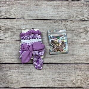 Girls Hair Accessories Ponytail Holders, Clips, And Rabbit Keychain